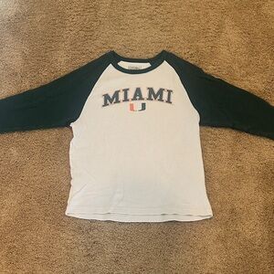 Miami Raglan Sleeve Thermal Shirt